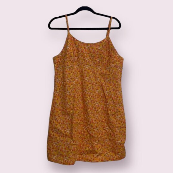 ⭐️ Retro Floral Boho Peasant Hipster Hippie Chic Modern Glam Cottage Mini Dress - Picture 1 of 5